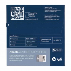 Vendita Arctic Pasta Termica Arctic TP-3 Pad Termoconduttivo 100x100mm 0.5mm ACTPD00052A