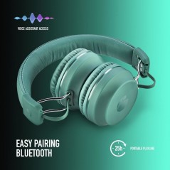 Vendita NGS Cuffie NGS CUFFIA BLUETOOTH 5.0 ARTICA CHILL TEAL BLACK VIVAVOCE 25h 8435430620481 ARTICA CHILL TEAL BK