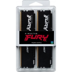 Memoria Ram Kingston DDR5 64GB 6000 FURY Beast EX KF560C36BBEK2-64 KIT 2x32GB
