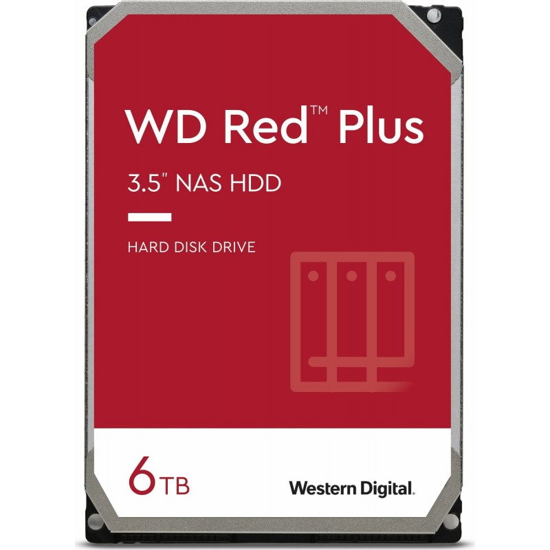 Hard Disk 3.5 Western Digital 6TB Red Plus WD60EFPX