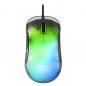 Mars Gaming MMGLOW RGB Chroma-Glow Gaming Mouse Finitura Specchio Ultra-leggero, 12800 DPI Nero