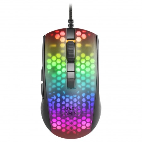 Vendita Mars Gaming Mouse Mars Gaming MMR mouse Mano destra USB tipo A Ottico 12800 DPI MHMMR