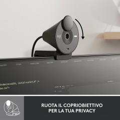 Vendita Logitech Webcam Webcam Logitech BRIO 300 (960-001436) - Farbe - 2 MP - 1920 x 1080 960-001436