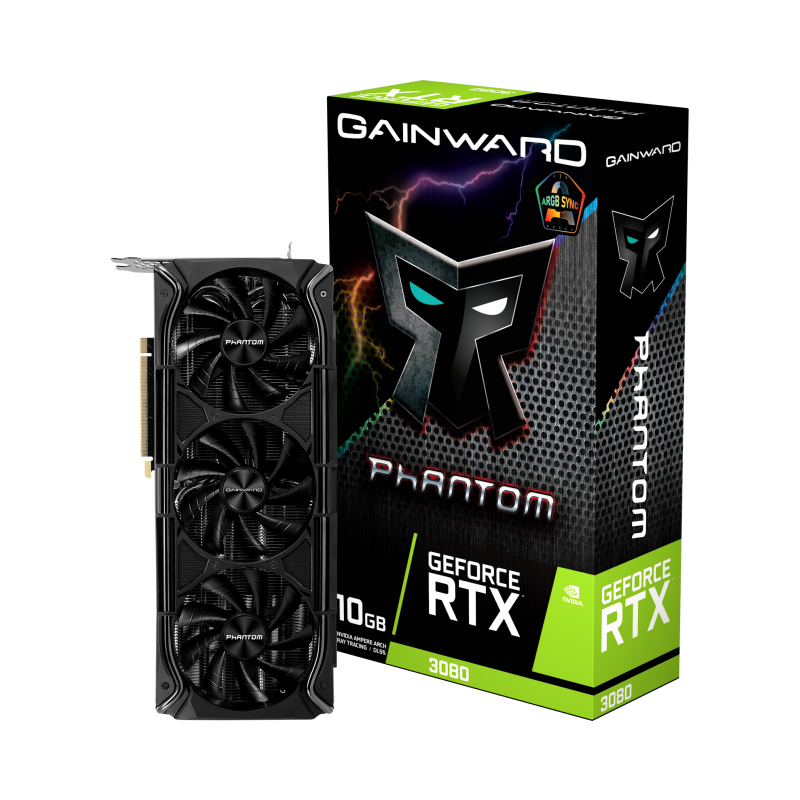 Gainward GeForce® RTX 3080 10GB Phantom+ (LHR)