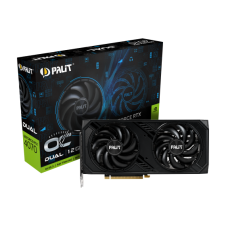 Vendita Palit Schede Video Nvidia Palit GeForce® RTX 4070 12GB Dual OC NED4070S19K9-1047D