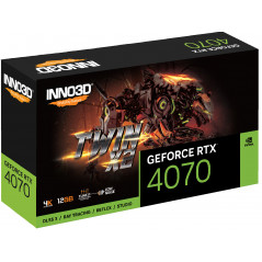 Vendita Inno3D Schede Video Nvidia Inno3D GeForce® RTX 4070 12GB X2 N40702-126X-185252N