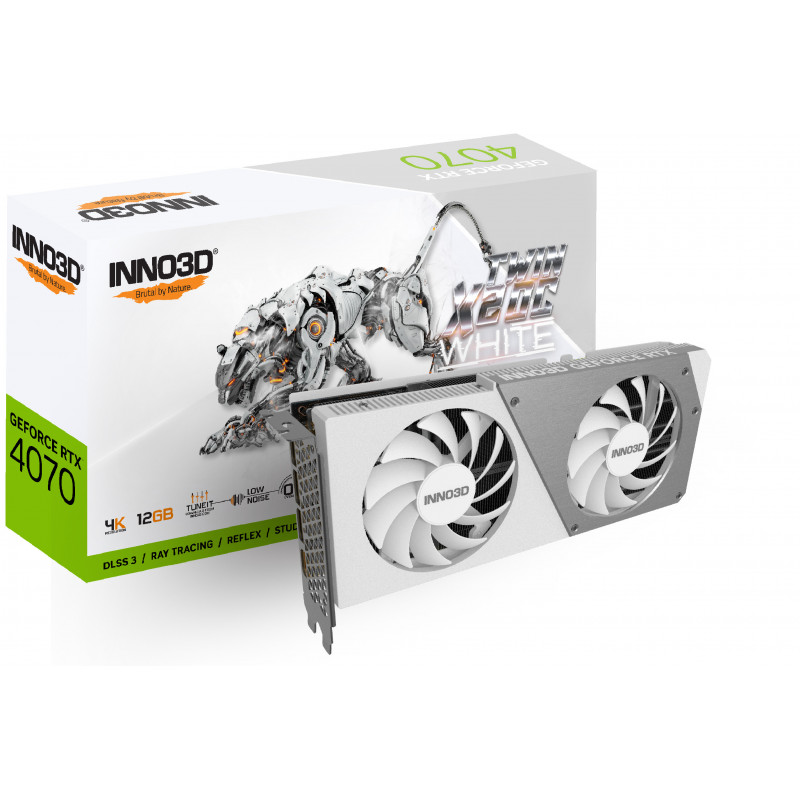 Inno3D GeForce® RTX 4070 12GB X2 OC WHITE