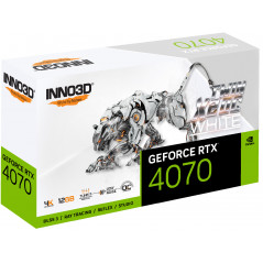 Vendita Inno3D Schede Video Nvidia Inno3D GeForce® RTX 4070 12GB X2 OC WHITE N40702-126XX-185252W