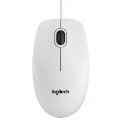 Vendita Logitech Mouse Mouse Logitech B100 Optical USB Mouse White (910-003360) 910-003360