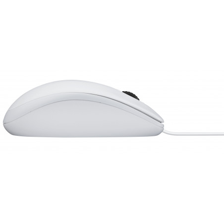 Mouse Logitech B100 Optical USB Mouse White (910-003360)