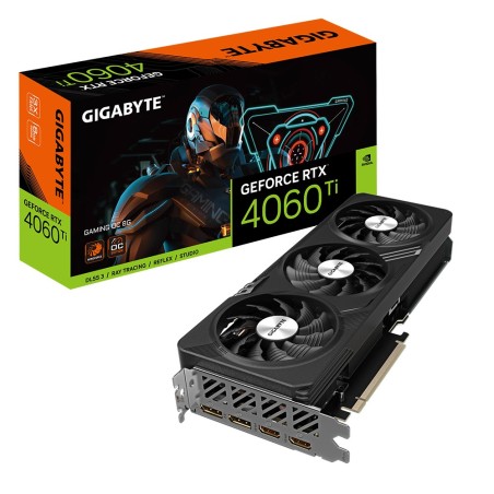 Vendita Gigabyte Schede Video Nvidia Gigabyte GeForce® RTX 4060Ti 8GB GAMING OC GV-N406TGAMING OC-8GD