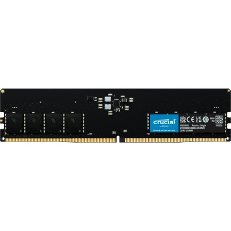 Vendita Crucial Memoria Ram Ddr5 Memoria Ram DDR5 16GB 5600 Crucial CT16G56C46U5 CT16G56C46U5