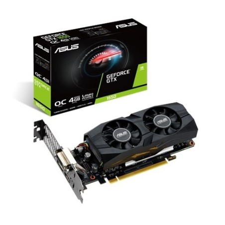 Vendita Asus Schede Video Nvidia Asus GeForce® GTX 1650 4GB LP OC BRK 90YV0D30-M0NA00