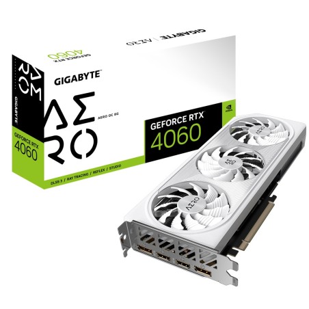 Vendita Gigabyte Schede Video Nvidia Gigabyte GeForce® RTX 4060 8GB AERO OC GV-N4060AERO OC-8GD