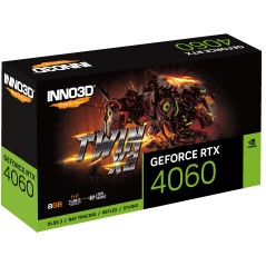 Vendita Inno3D Schede Video Nvidia Inno3D GeForce® RTX 4060 8GB Twin X2 N40602-08D6-173051N