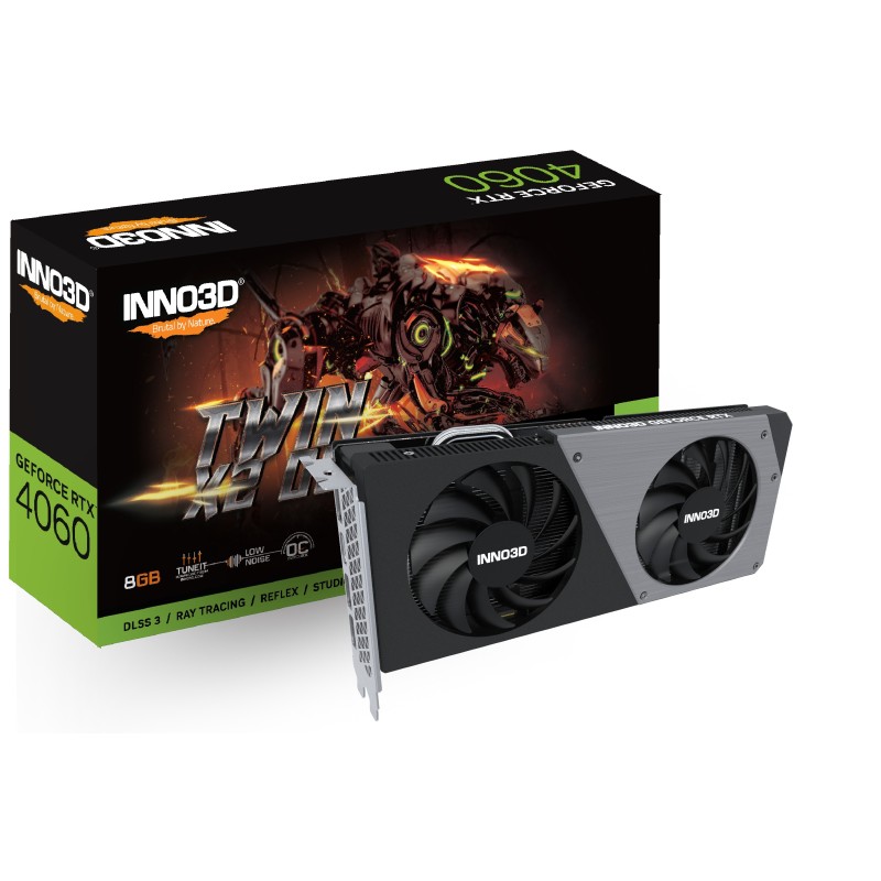Inno3D GeForce® RTX 4060 8GB Twin X2 OC