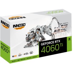 Vendita Inno3D Schede Video Nvidia Inno3D GeForce® RTX 4060TI 16GB Twin X2 OC White N406T2-16D6X-178055W