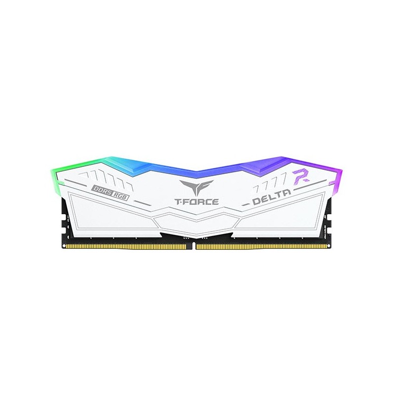 Memoria Ram Team Group DDR5 6000 32GB T-Force Delta RGB FF4D532G6000HC38ADC01 White KIT 2x16GB
