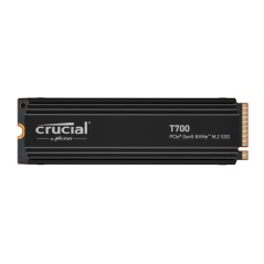 Vendita Crucial Hard Disk Ssd M.2 Crucial SSD M.2 4TB T700 CT4000T700SSD5 PCIe M.2 NVME Gen5 Heatsink CT4000T700SSD5