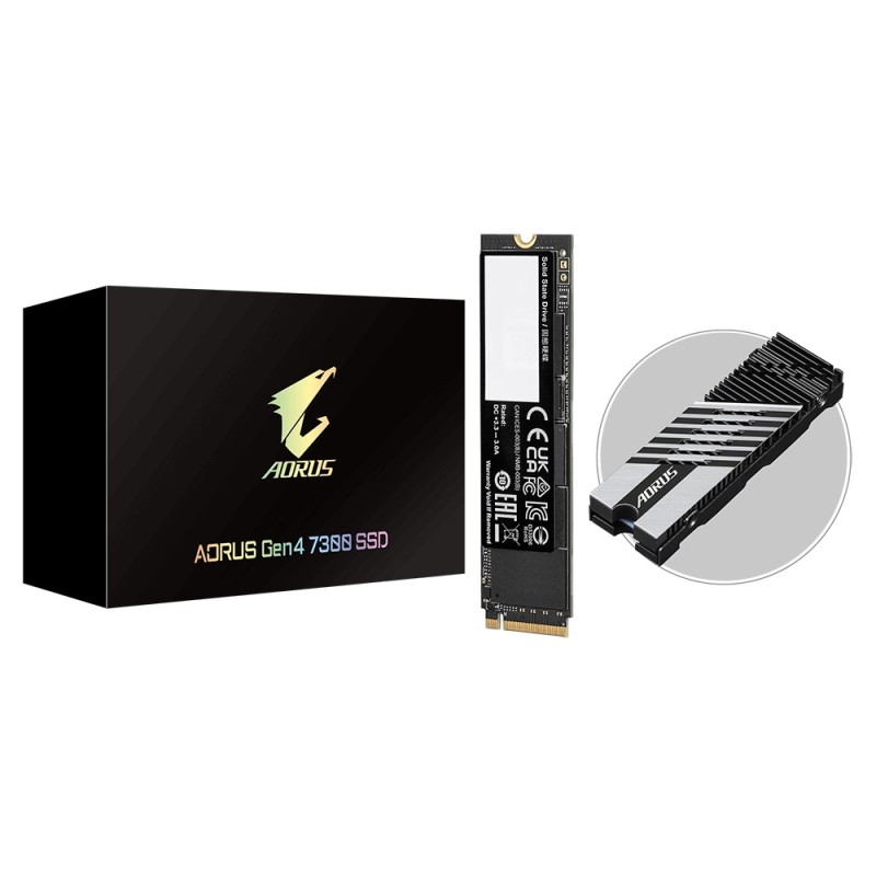 Gigabyte SSD M.2 2TB AORUS PCIe AG4732TB PCIe 4.0x4 NVME
