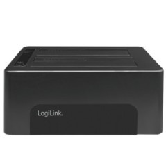 Vendita Logilink Docking Station LogiLink Quickport Dockingstation USB 3.0 2-Port 2.5/3.5 SATA HDD/SSD QP0029 QP0029