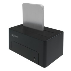 Vendita Logilink Docking Station LogiLink Quickport Dockingstation USB 3.1 Gen 2 1-Port 2.5/3.5 SATA HDD/SSD QP0027 QP0027