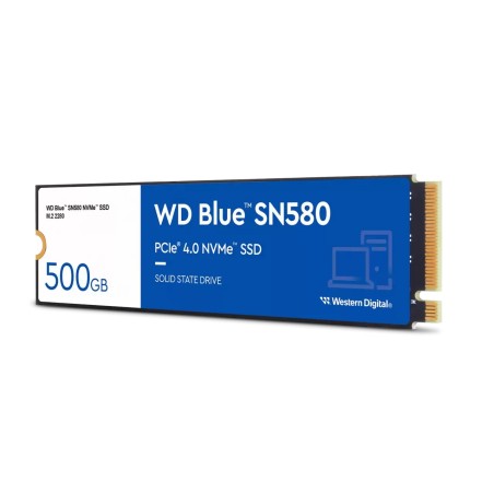 Western Digital Blue SSD M.2 500GB SN580 NVME M.2 PCIe 4.0 x4 WDS500G3B0E