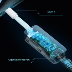 Vendita Tp-Link Schede Di Rete TP-Link scheda di rete UE300C USB-C UE300C
