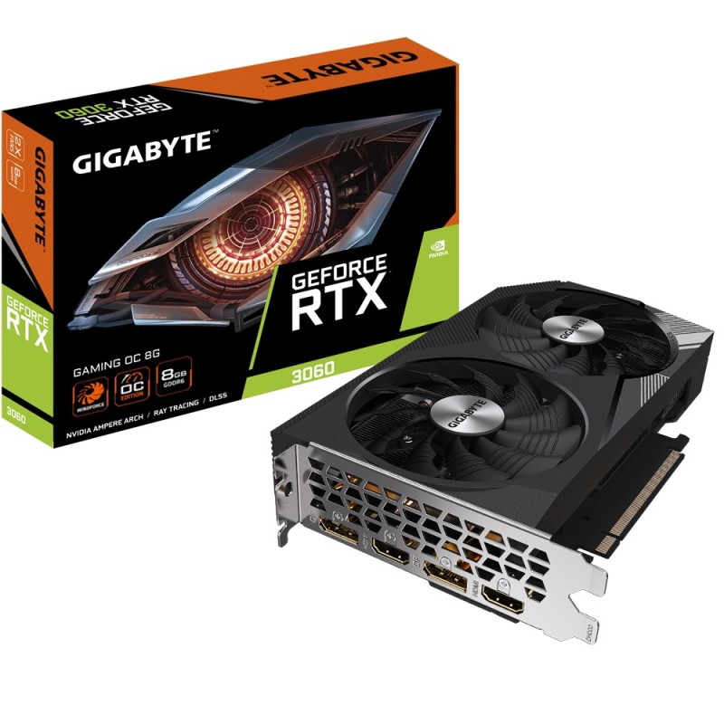 Gigabyte GeForce® RTX 3060 8GB Gaming OC 2.0