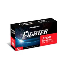 Vendita PowerColor Schede Video Ati Amd PowerColor Radeon Fighter RX 7700XT 12GB GDDR6 RX7700XT 12G-F/OC
