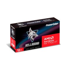 Vendita PowerColor Schede Video Ati Amd PowerColor Radeon Hellhound RX 7700XT 12GB GDDR6 RX7700XT 12G-L/OC