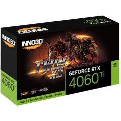 Vendita Inno3D Schede Video Nvidia Inno3D GeForce® RTX 4060TI 16GB Twin X2 N406T2-16D6-178055N