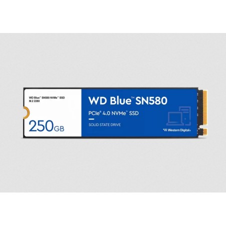 Vendita Western Digital Hard Disk Ssd M.2 Western Digital M.2 Blue 250GB SN580 NVME M.2 PCI Express Gen4 x4 WDS250G3B0E WDS25...