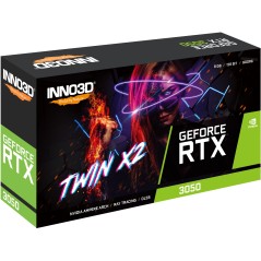 Vendita Inno3D Schede Video Nvidia Inno3D GeForce® RTX 3050 8GB Twin X2 N30502-08D6-1711VA41