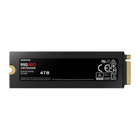 Samsung 990 Pro M.2 4TB NVMe MZ-V9P4T0CW PCIe 4.0 x4 Heatsink