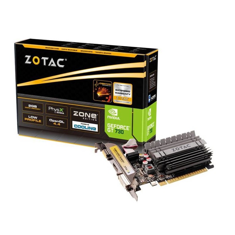 ZOTAC GeForce® GT 730 2GB ZONE Edition