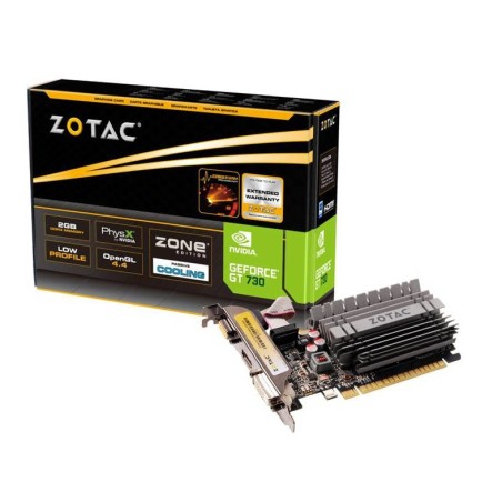 Vendita Zotac Schede Video Nvidia ZOTAC GeForce® GT 730 2GB ZONE Edition ZT-71113-20L