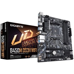 Vendita Gigabyte Schede Madri Socket Am4 Amd Gigabyte AM4 GA-B450M DS3H WIFI B450M DS3H WIFI