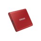 Hard Disk esterno Samsung 500GB T7 MU-PC500R rosso