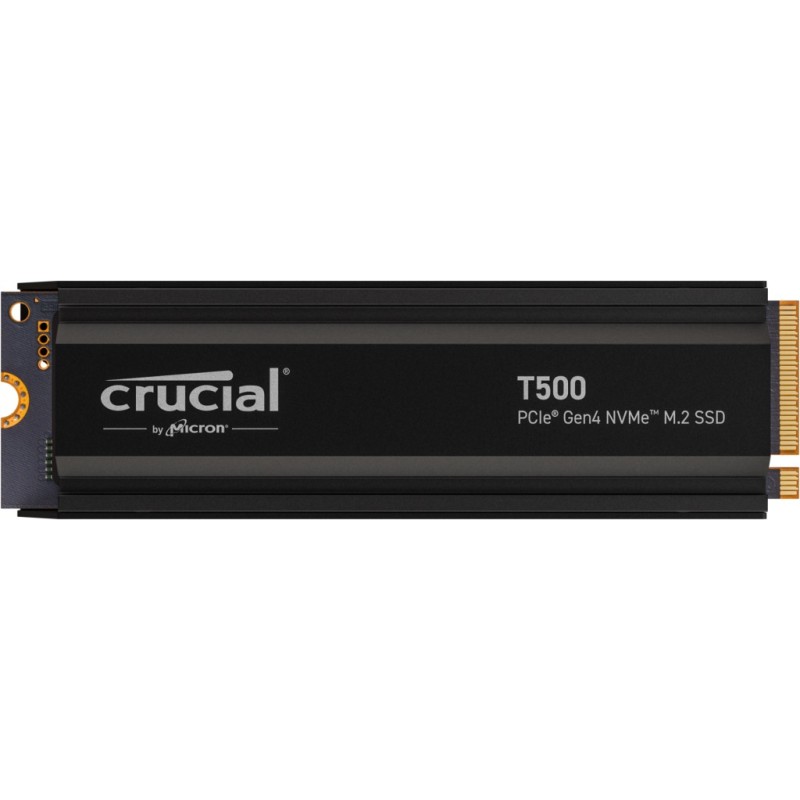 Crucial 2TB T500 CT2000T500SSD5 PCIe M.2 NVME PCIe 4.0 x4 Heatsink