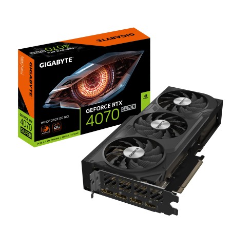 Vendita Gigabyte Schede Video Nvidia Gigabyte GeForce® RTX 4070 SUPER 12GB Windforce OC GV-N407SWF3OC-12GD