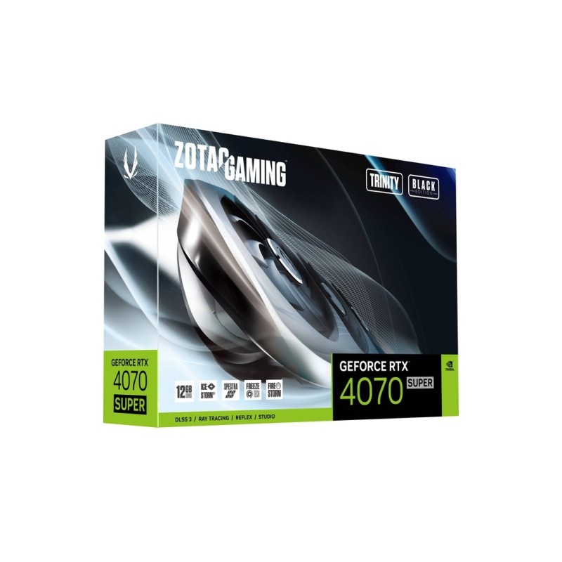 ZOTAC GeForce® RTX 4070 SUPER 12GB Trinity Black Edition