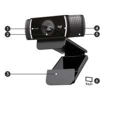 Vendita Logitech Webcam Webcam Logitech HD C922 PRO STREAM (960-001088) 960-001088