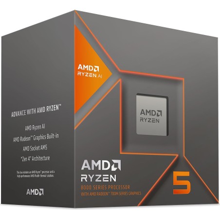 Vendita Amd Cpu Socket Am5 AMD Ryzen 5 8600G Box AM5 (5.000GHz) 100-100001237BOX