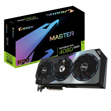 Vendita Gigabyte Schede Video Nvidia Gigabyte GeForce® RTX 4080 SUPER 16GB AORUS MASTER GV-N408SAORUS M-16GD
