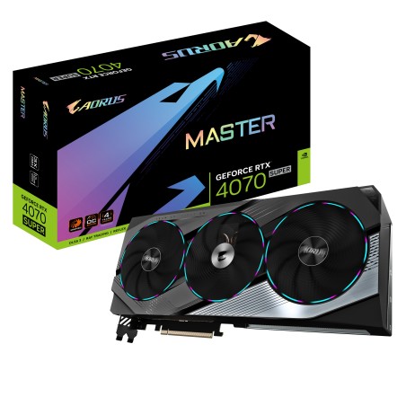 Vendita Gigabyte Schede Video Nvidia Gigabyte GeForce® RTX 4070 SUPER 12GB AORUS MASTER GV-N407SAORUS M-12GD