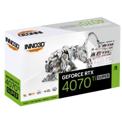 Inno3D GeForce® RTX 4070 Ti 16GB SUPER TWIN X2 OC White