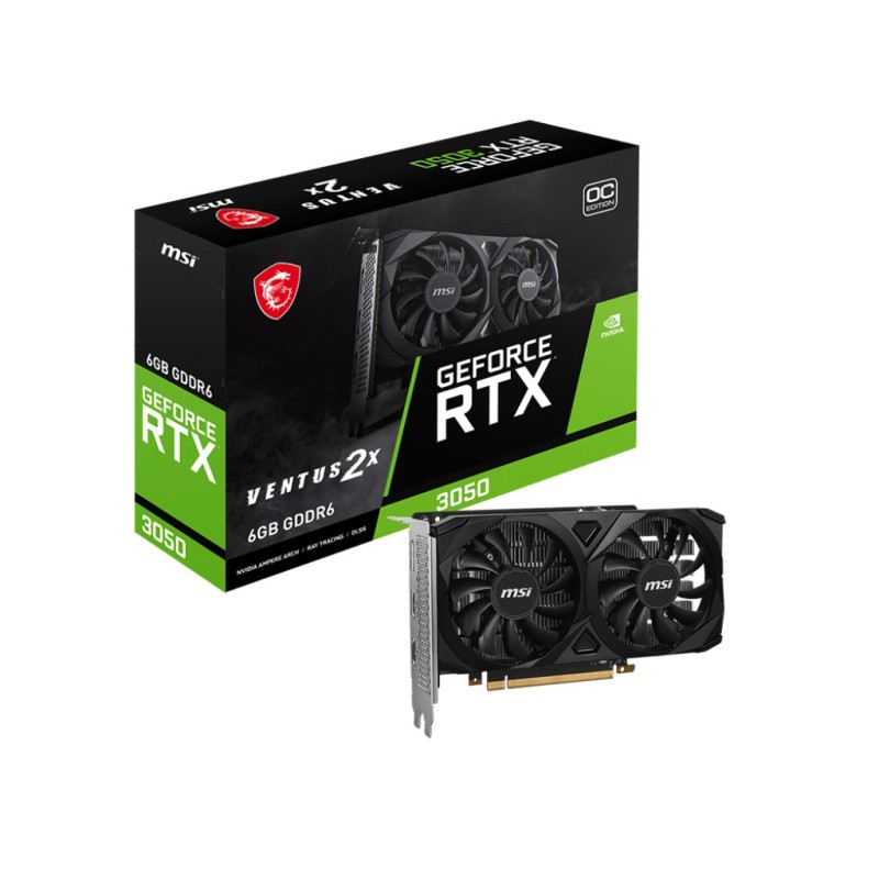 Msi GeForce® RTX 3050 6GB Ventus 2X OC