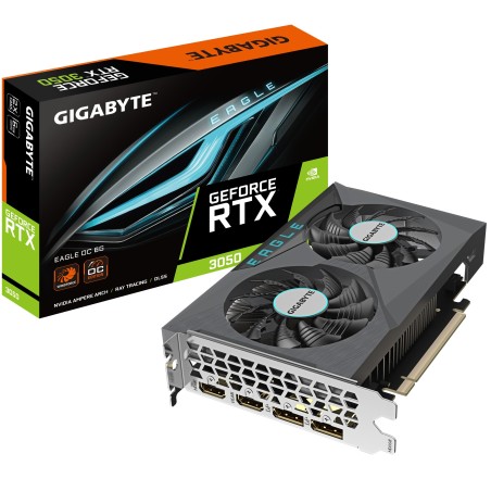 Vendita Gigabyte Schede Video Nvidia Gigabyte GeForce® RTX 3050 6GB Eagle OC GV-N3050EAGLE OC-6GD