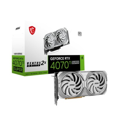 MSI GeForce® RTX 4070 TI SUPER 16GB Ventus 2X White OC